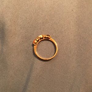 Ring with diamond accents